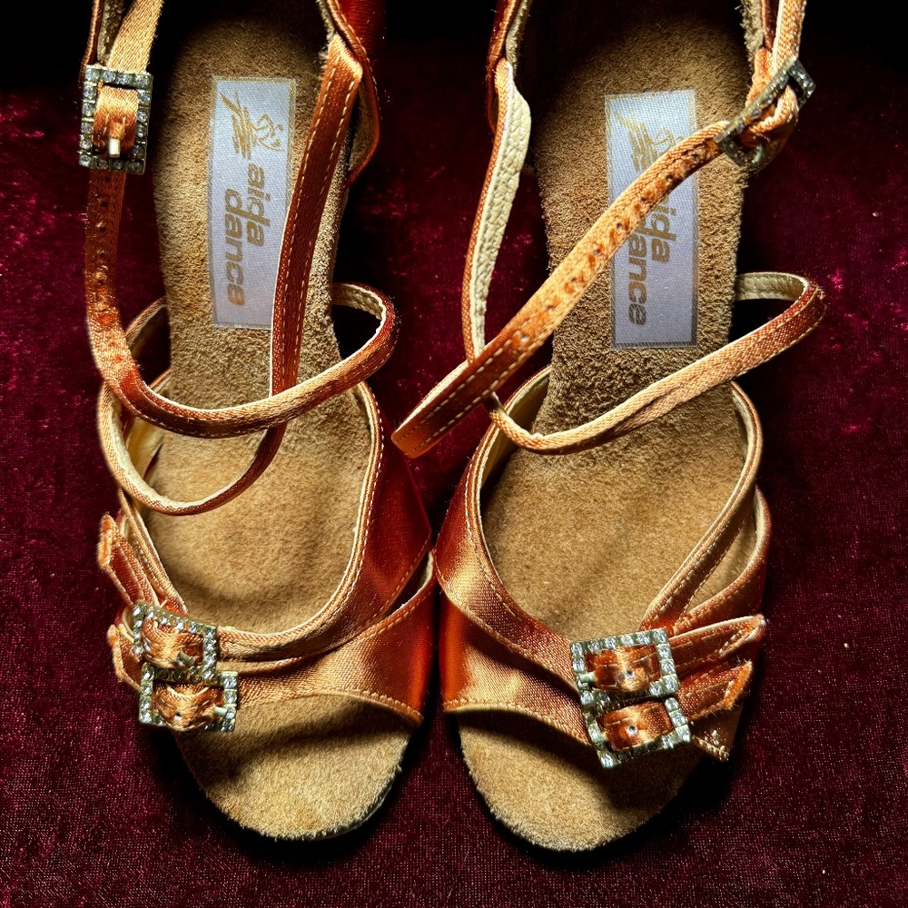 Aida Latin Ballroom Dance Shoes Rus 23.5